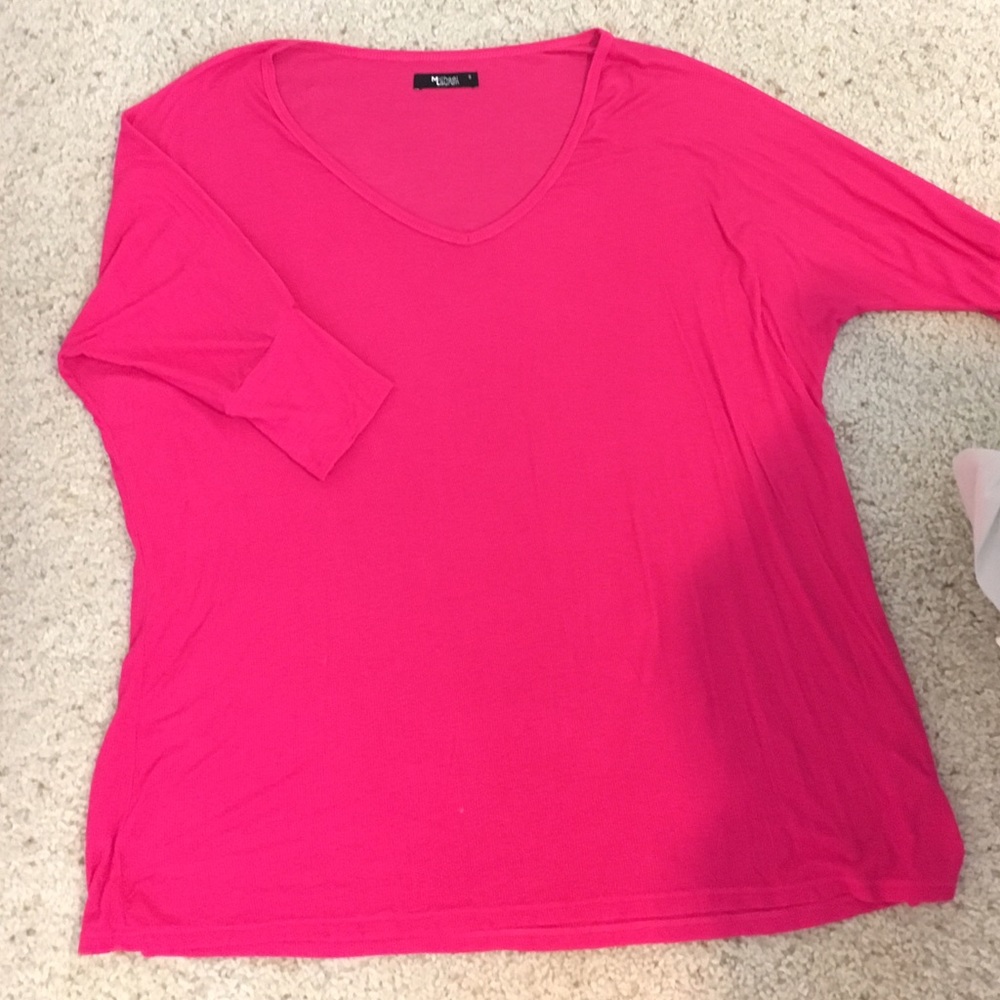 Michael Lauren Dylan tee. 3/4 length sleeve