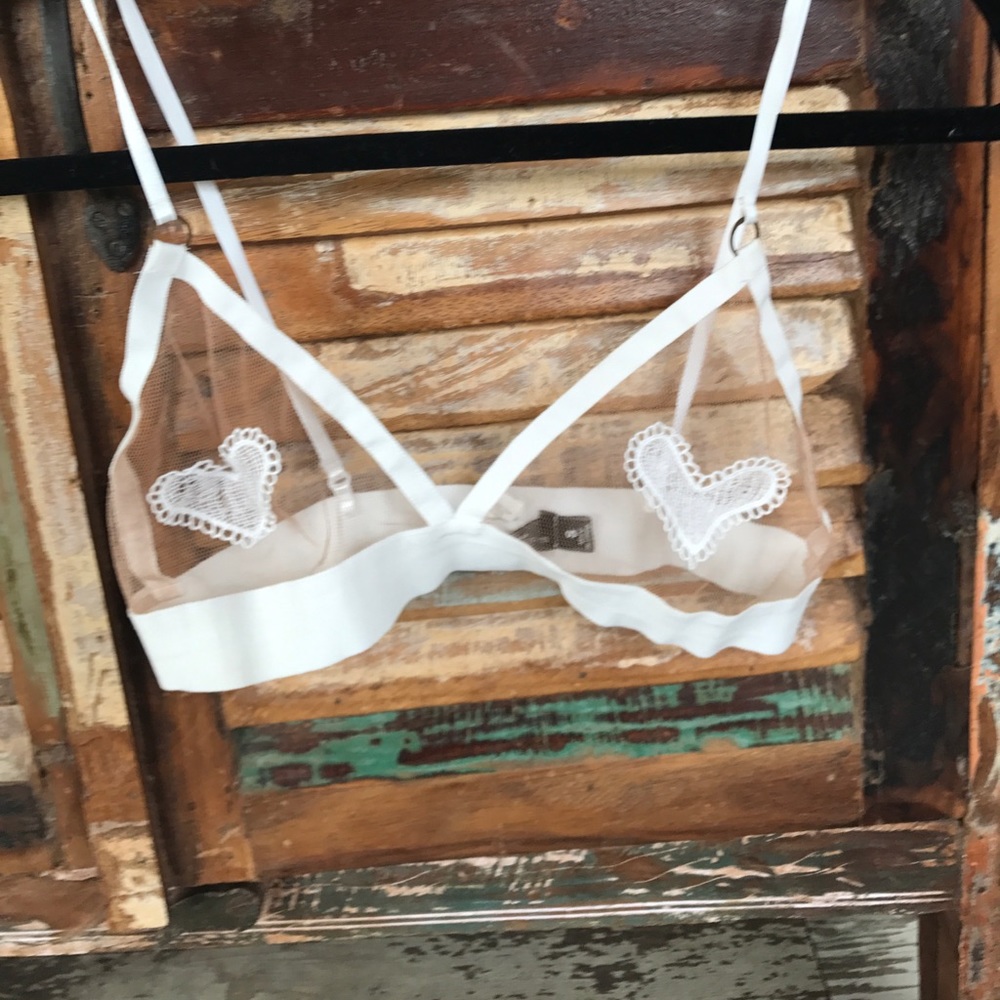 Peak-a-boo bralette