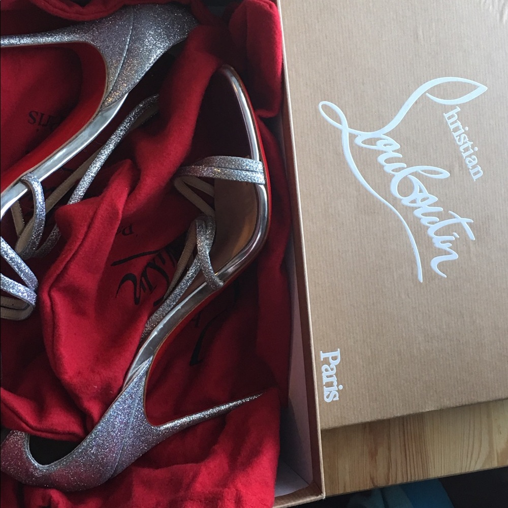 Christian louboutin sandal heel