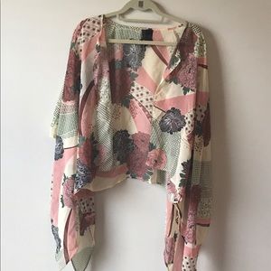 Sheer shawl/kimono