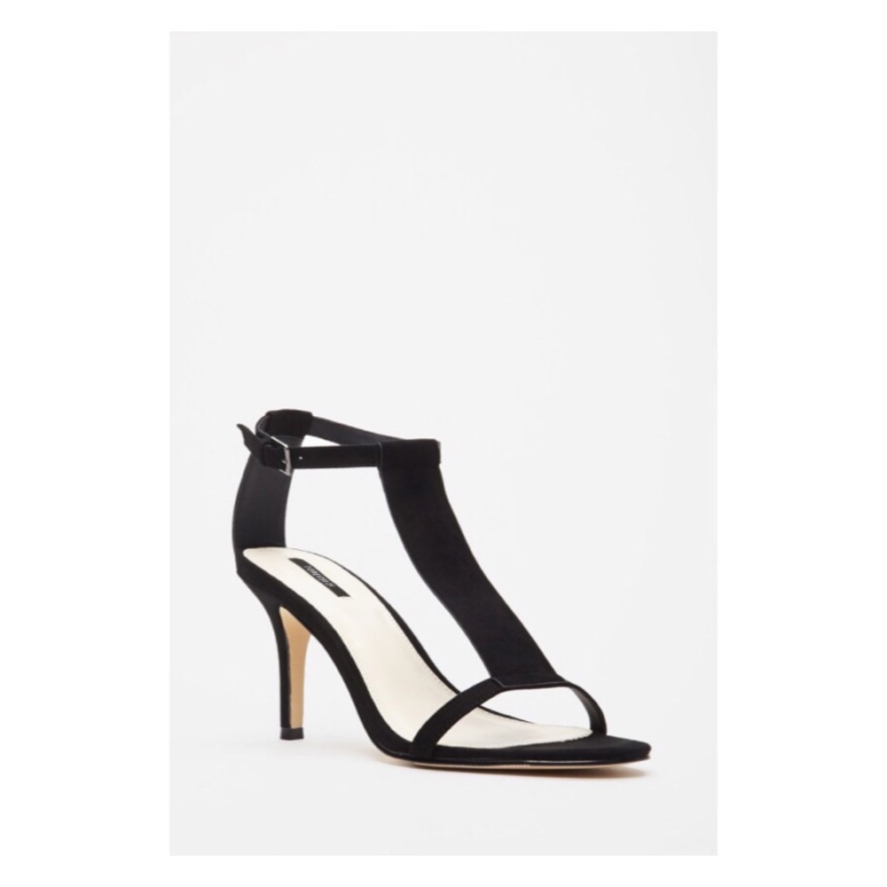 Forever 21 Faux Suede T-strap Sandals