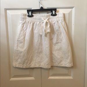SALE: White cotton J Crew Skirt