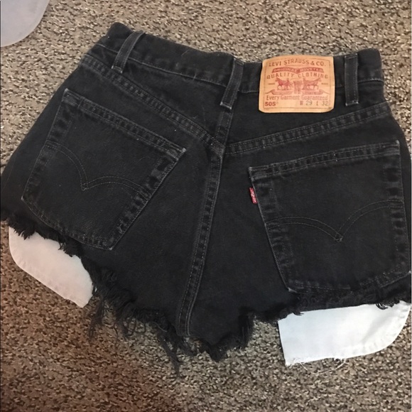 Levi's High Rise Jean Shorts - Picture 2 of 4
