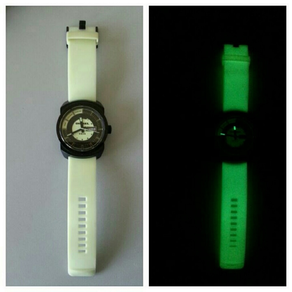 Diesel GLOW IN THE DARK silicone watch