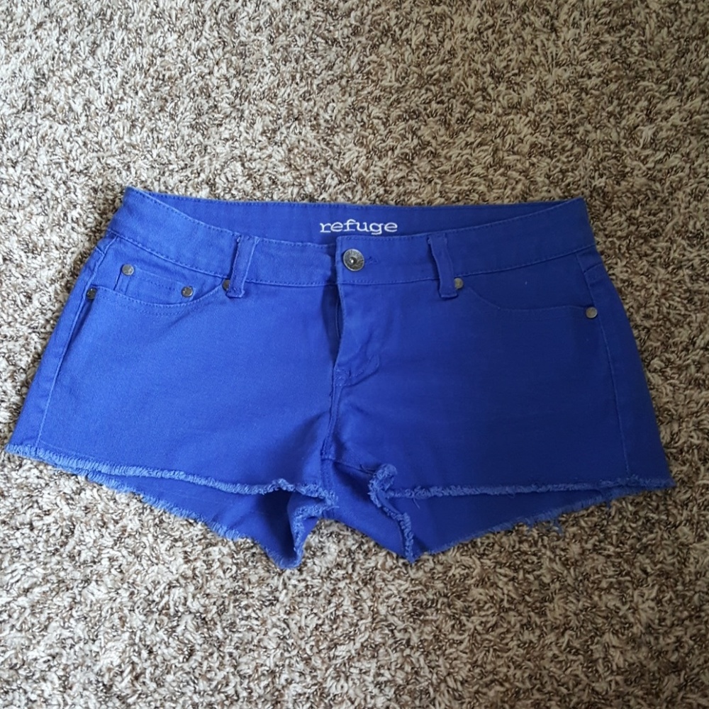 Royal blue shorts