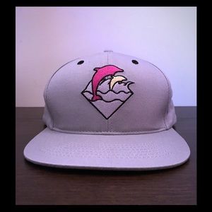 Grey Pink Dolphin SnapBack