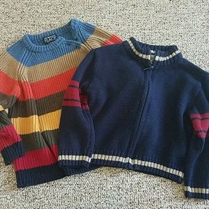 2 Little Boy's Sweaters