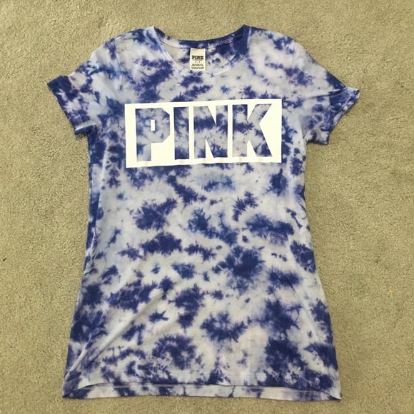 PINK Victoria's Secret Tops - TieDye PINK Shirt