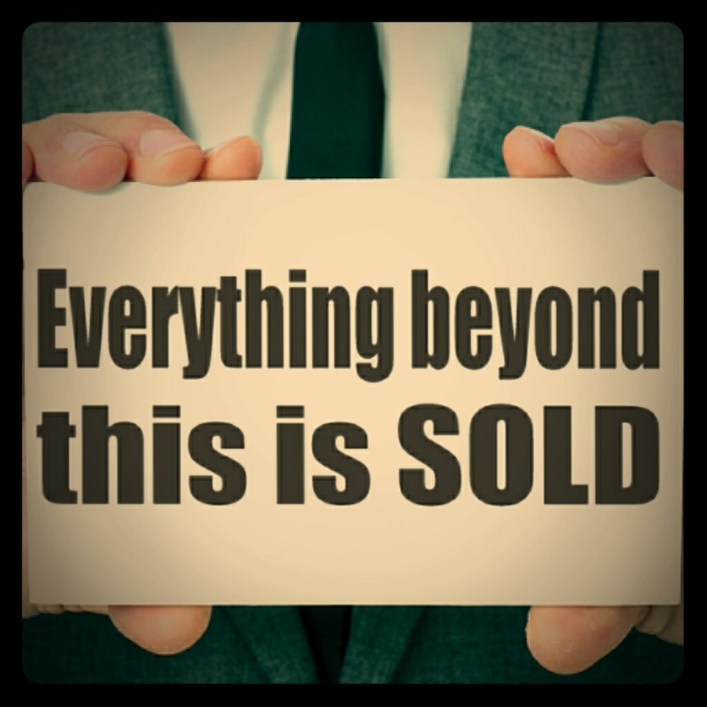 All sold or not for sale items past here