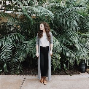 express light weight duster / long cardigan