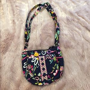 Vera Bradley cross body purse in ribbons print