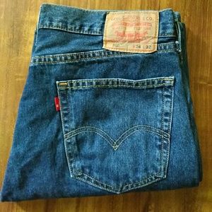 Men's LEVI'S 505 Straight Fit Denim Jeans