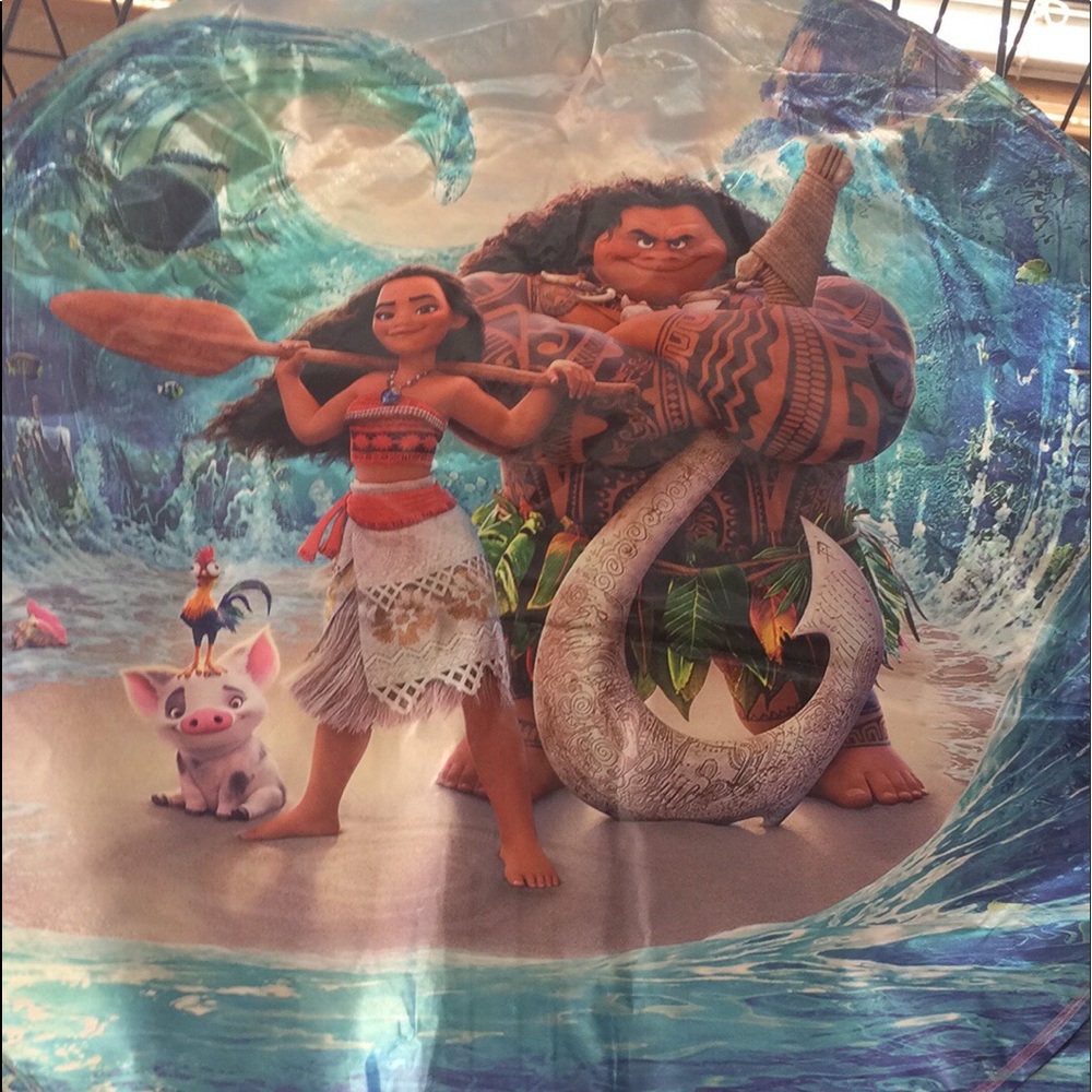 Six (6) Moana moanna balloon ballon baloon