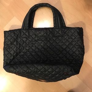MZ Wallace large metro tote black fabric