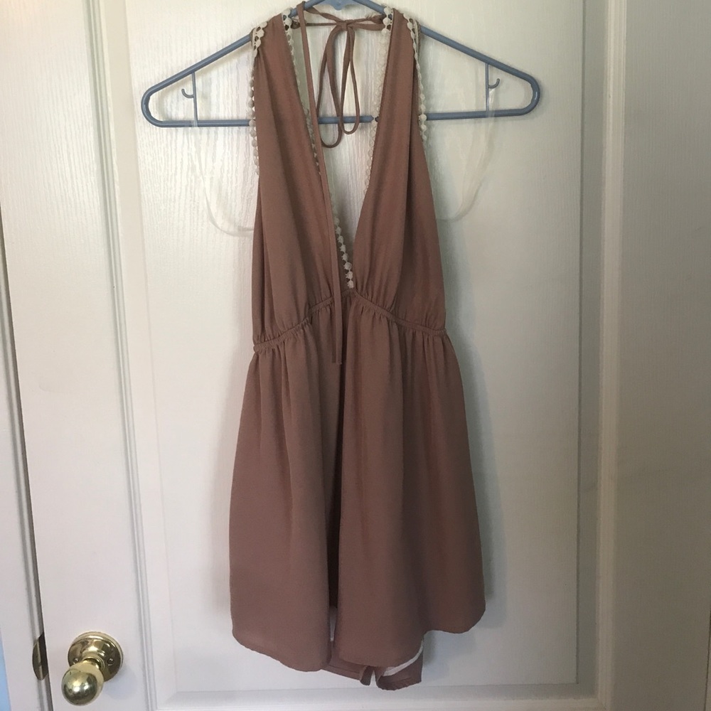 BACKLESS ROMPER