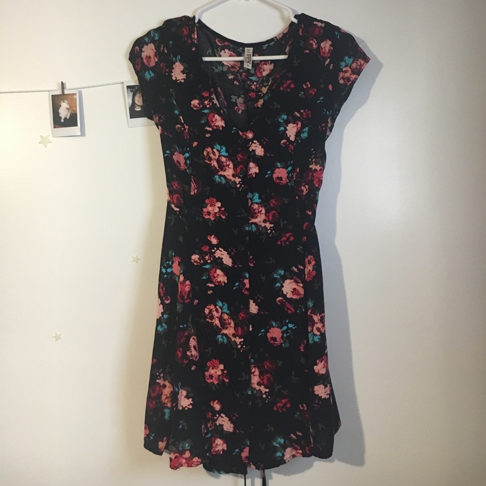 Floral Short Dress