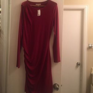 Mid calf length dress