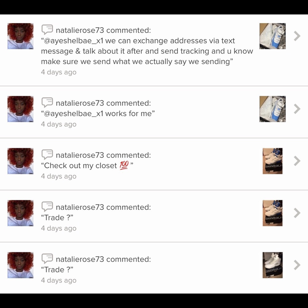 @NATALIEROSE73 IS A SCAMMER