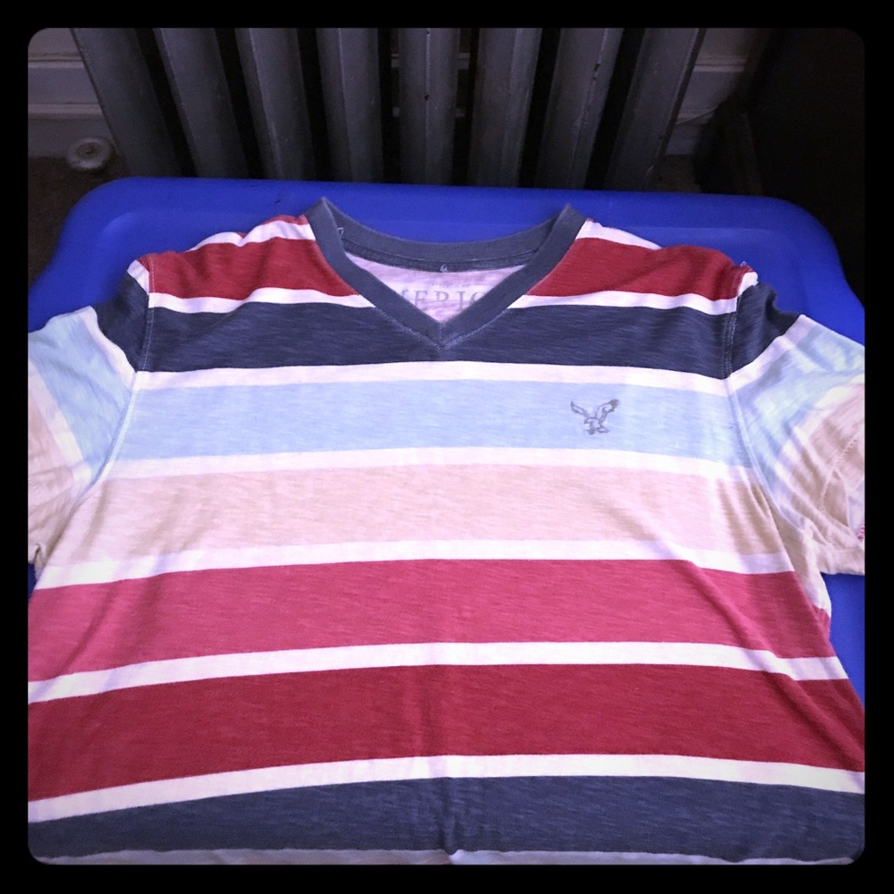 American Eagle size Medium striped t-shirt