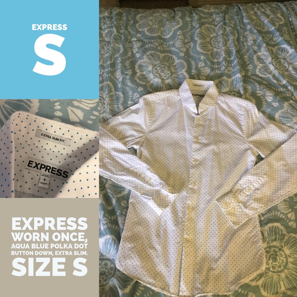 Men's Express button down- super nice!