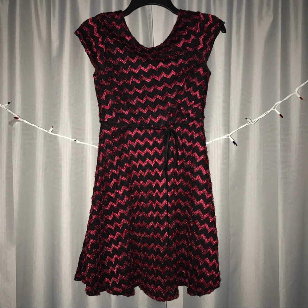 Patterned junior dress