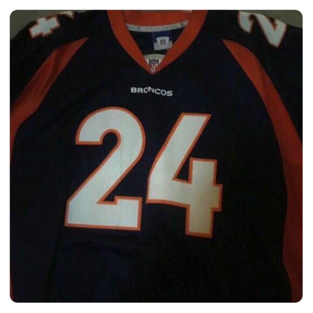 Official NFL Broncos jersey. Bailey 24