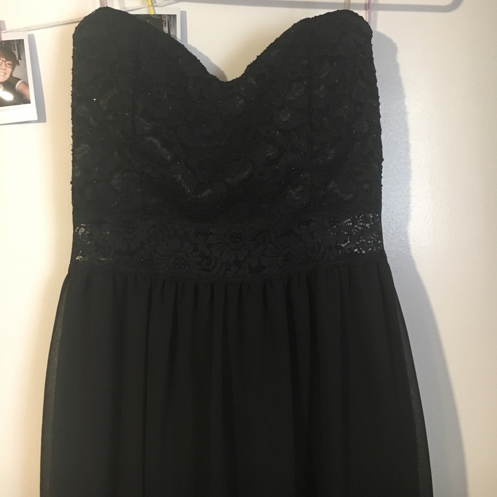Black Sheer Formal Dress