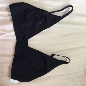 black bralette