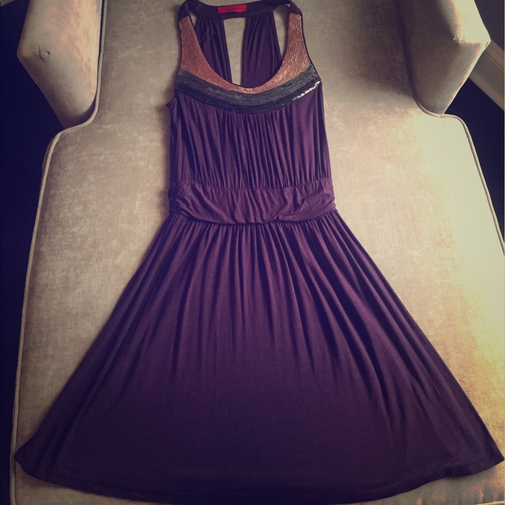 Akira dress with open back