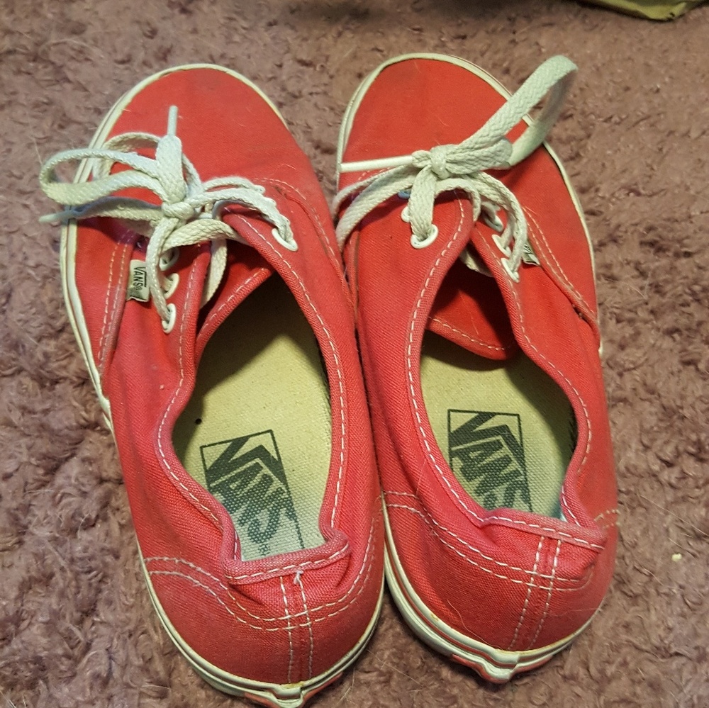 Red Vans Shoes