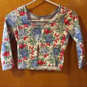 Floral crop top