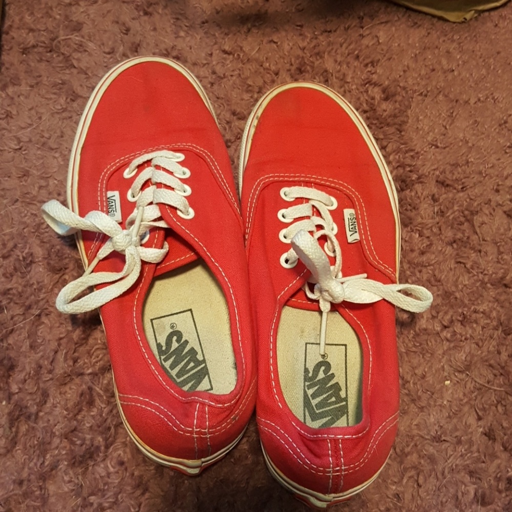 Red Vans Shoes