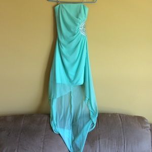 FORMAL TEAL DRESS🐬