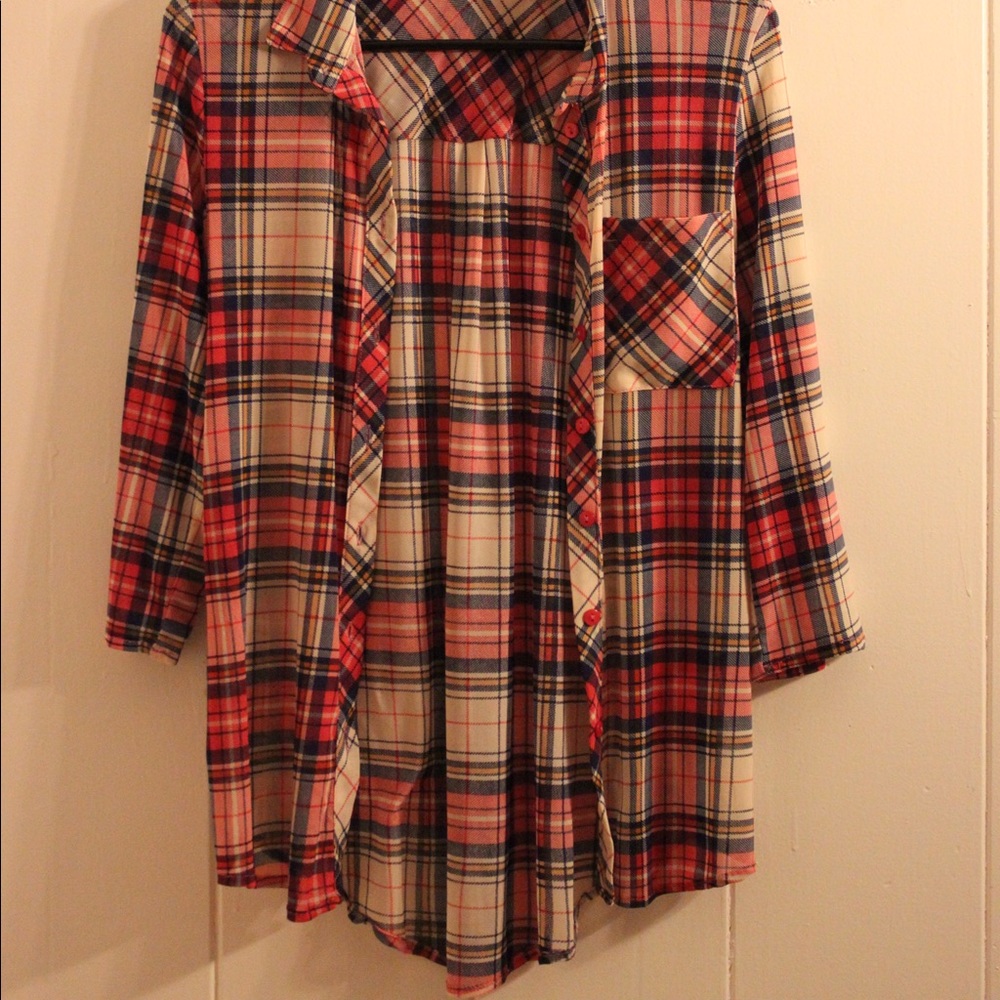 sheer flannel, stretchy,