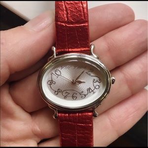 Betsy Johnson leather watch