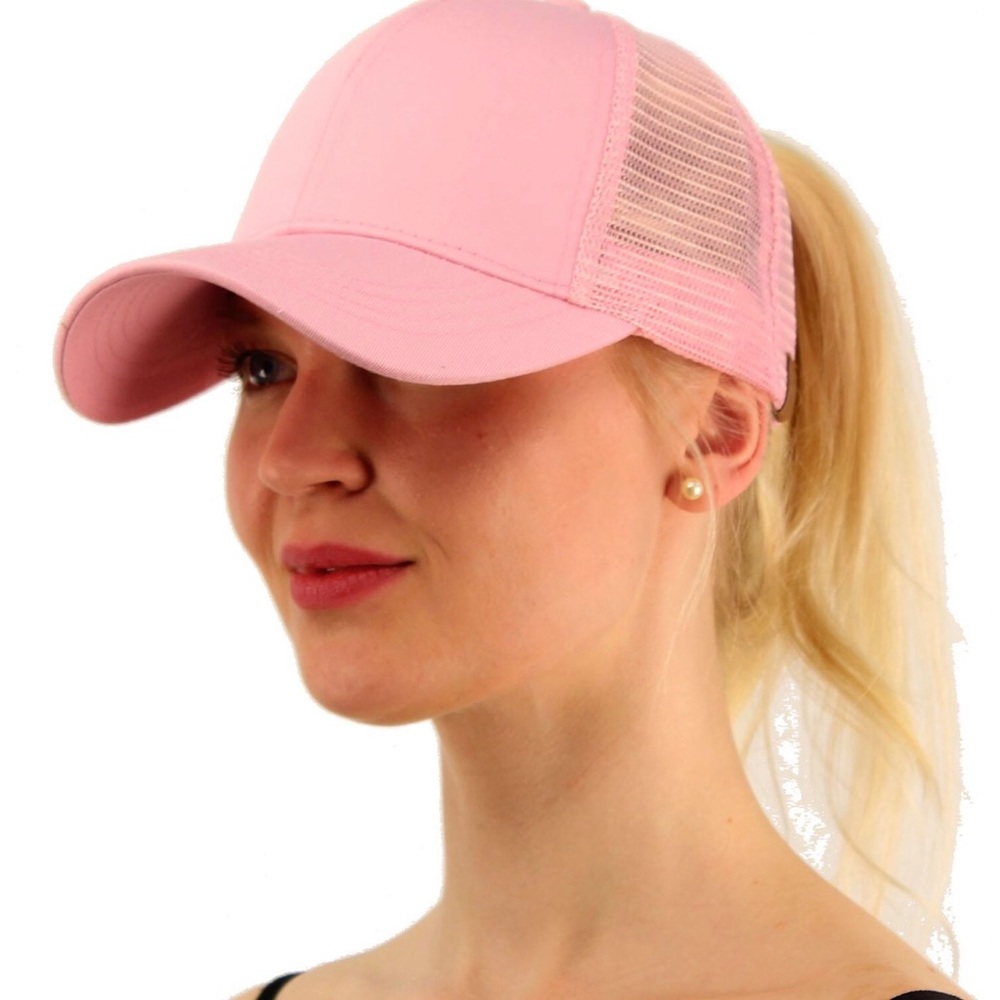 CC Ponytail Cap - Pink