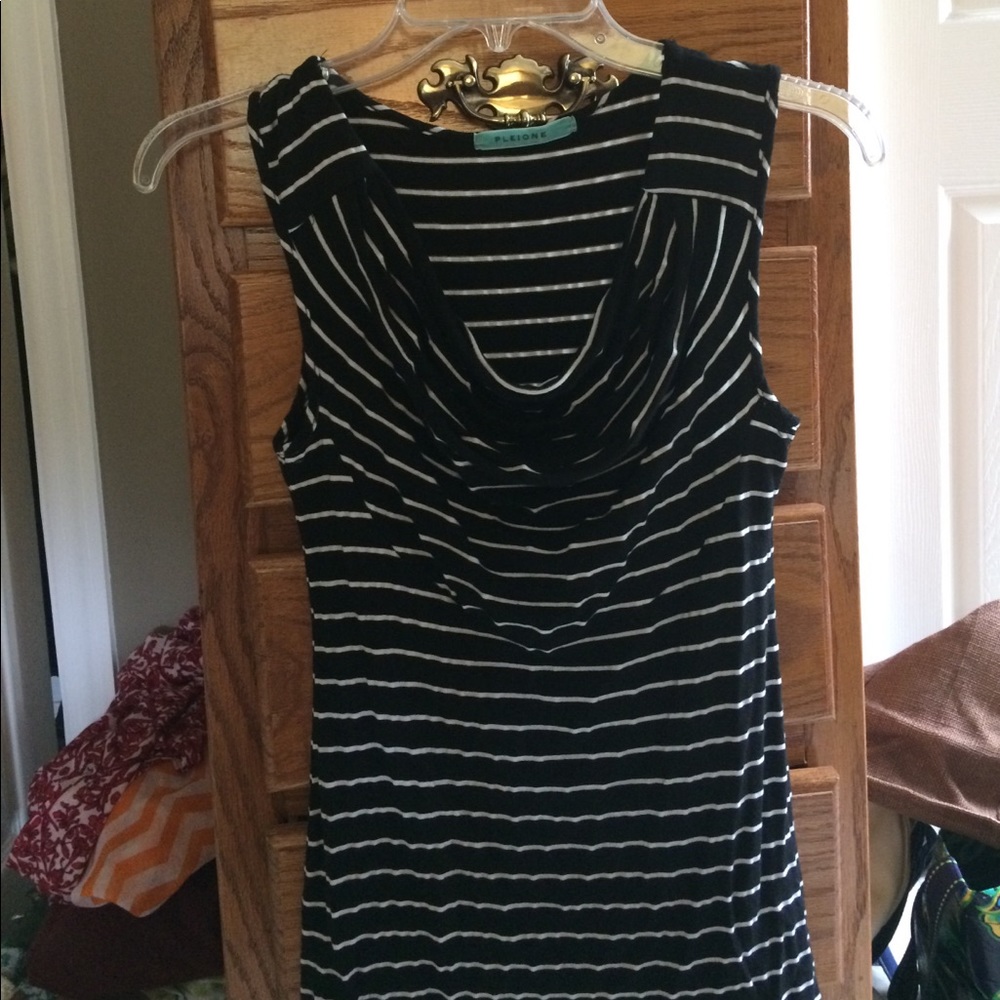 Black and white striped shirt