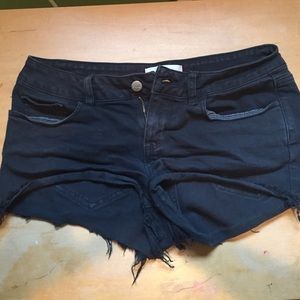 Pink VICTORIA SECRET'S Black Jean Shorts
