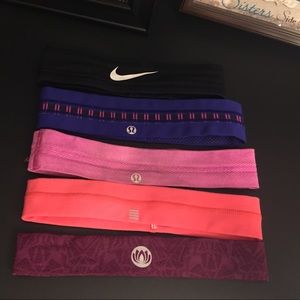 Lululemon and Nike headband bundle