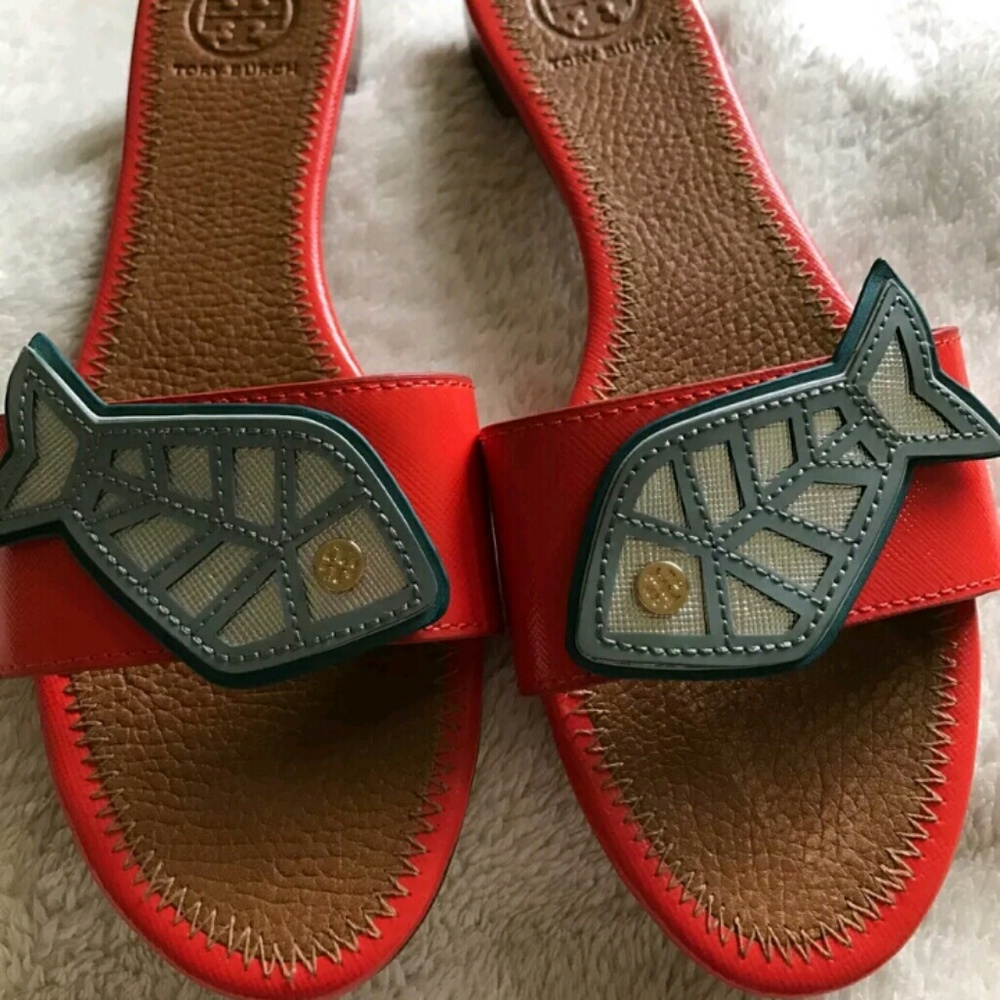 Beautiful Rare Tory Burch Fish Sandals