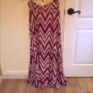 Jersey maxi skirt