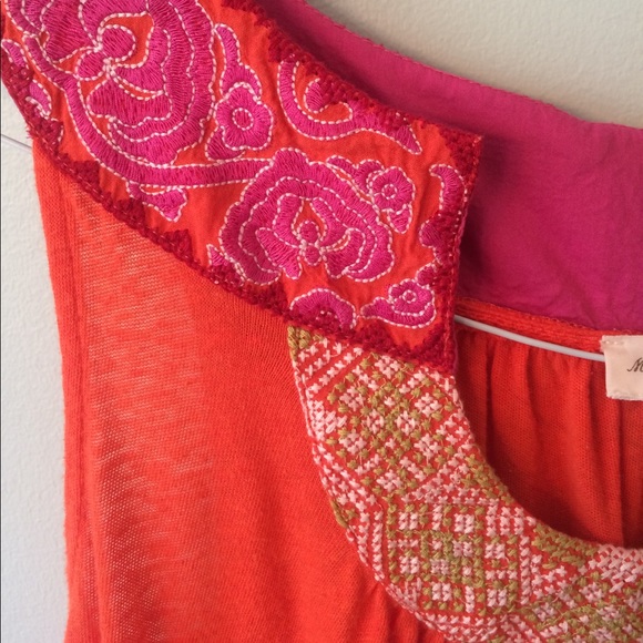 Anthropologie orange top - Picture 2 of 2