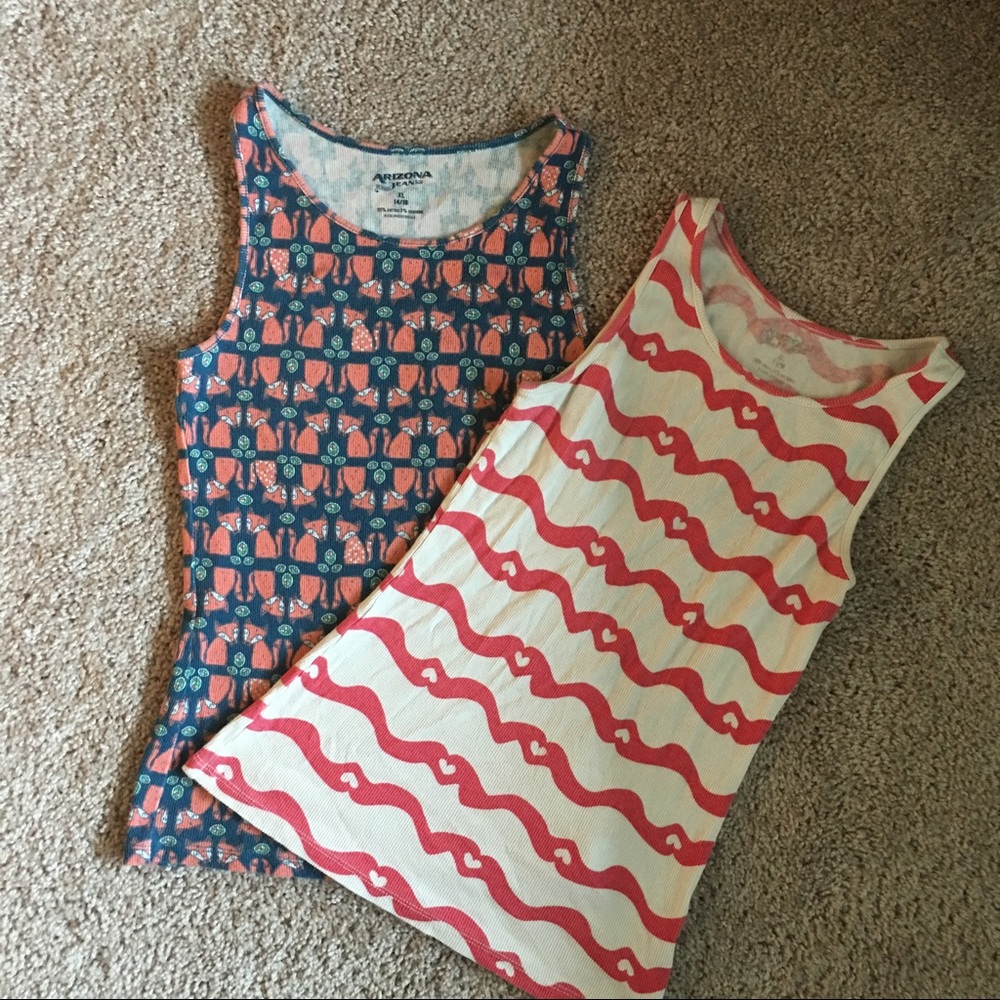 Adorable Girls' Tank Top Set