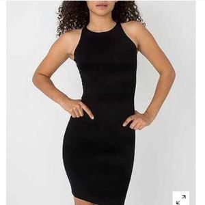 Cotton spandex sleeveless mini dress