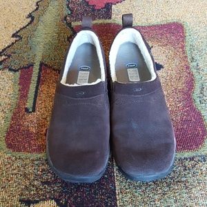 Gifted! Dark Brown Suede Slip-ons 7 NOWT
