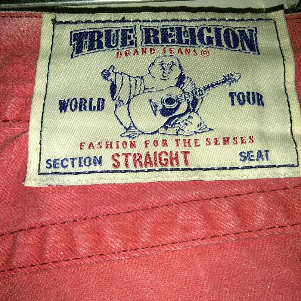 True religions red jeans sz 32