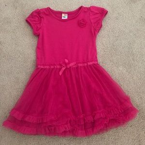 Magenta Little Girl Dress