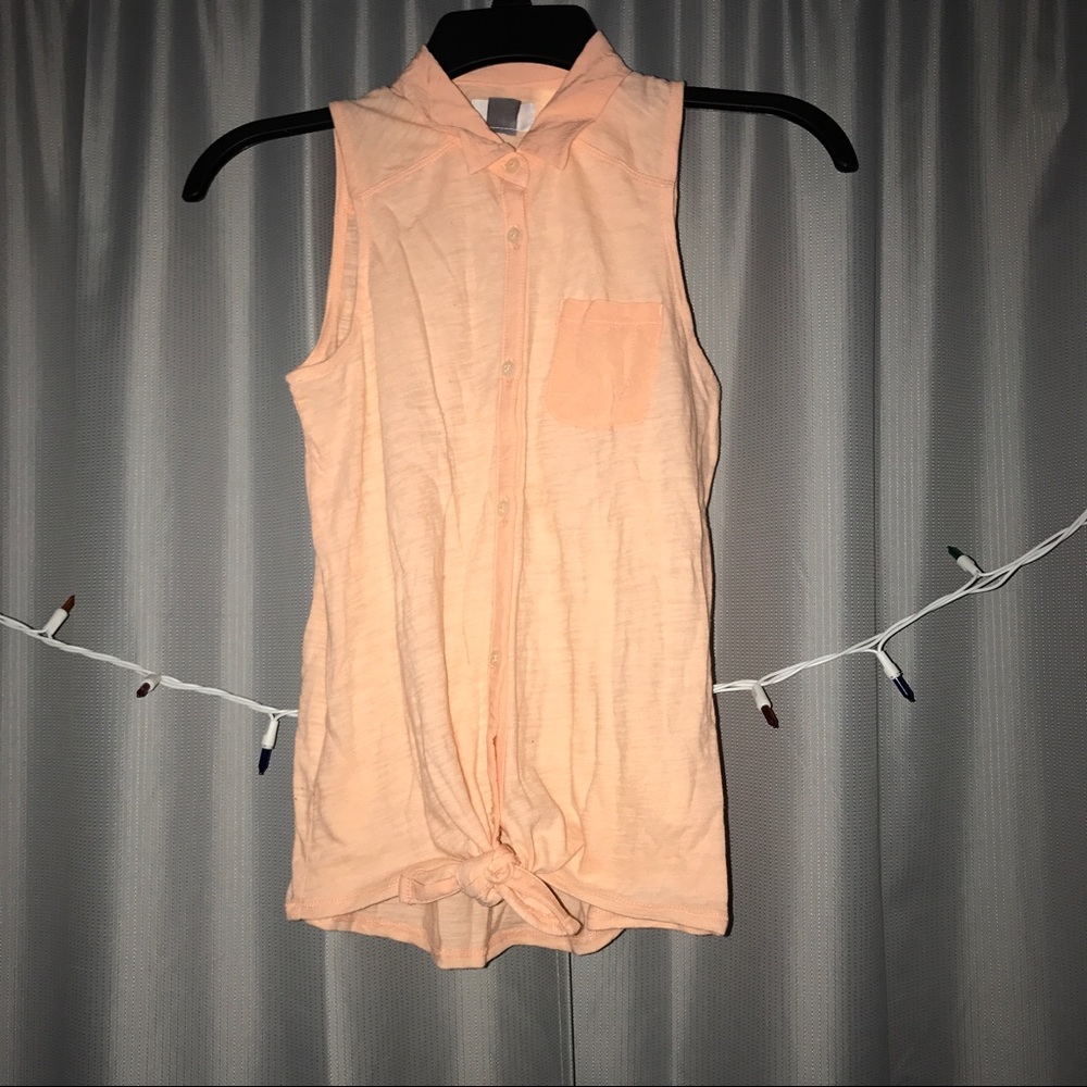 Super comfy peach blouse