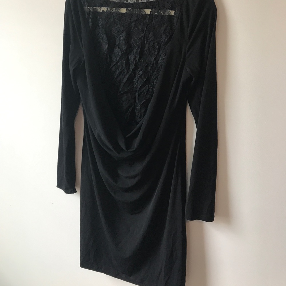 Black Backless dress