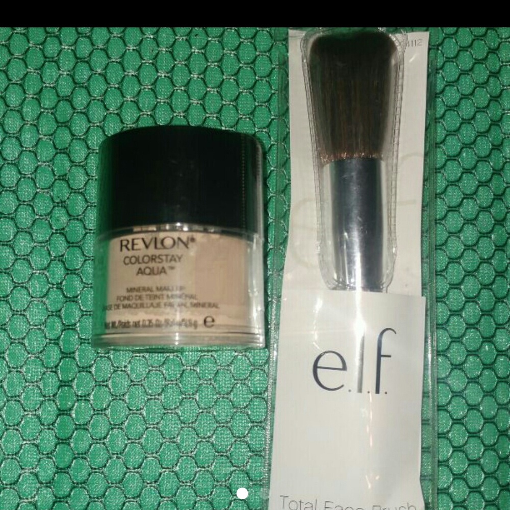 REVLON COLOR STAY & ELF BRUSH COMBO